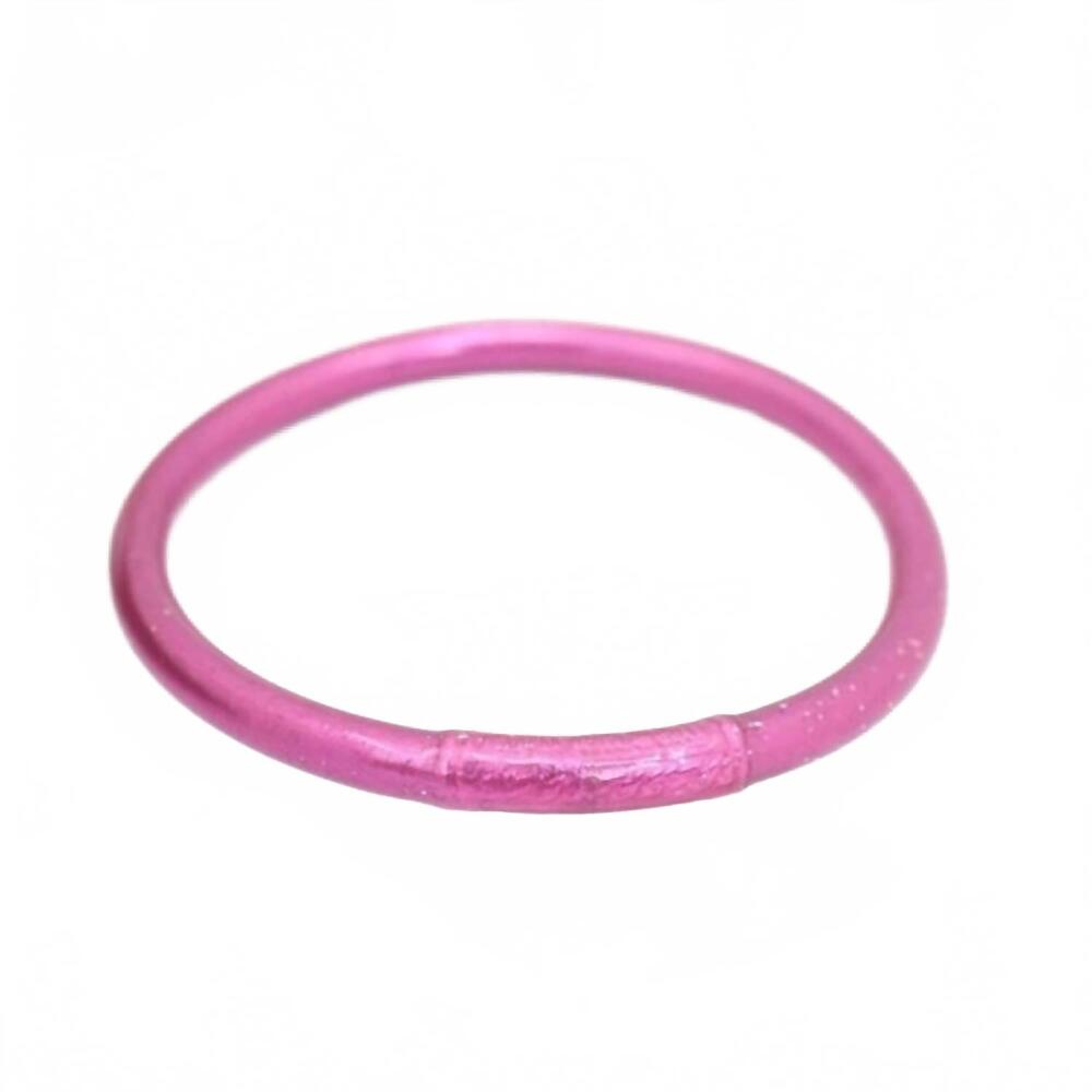 NEW WOMAN SHOPS WORLD women's thai buddhist temple mantra bangle in ruby pink